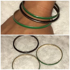 A bundle of 3 fashion bracelets.